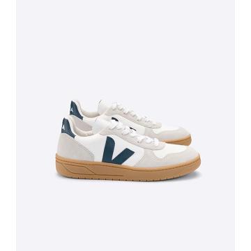 Veja V-10 B-MESH Joggesko Dame White/Beige | NO 637MQZ